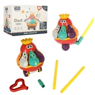 Zabawki zręcznościowe - PCHACZ NA KIJU z dźwiękiem ośmiornica do pchania - miniaturka - grafika 1