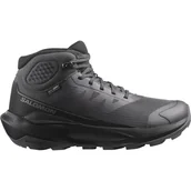 Buty trekkingowe damskie - Damskie Buty SALOMON ELIXIR TOUR MID WP W L47578000 – Czarny - miniaturka - grafika 1