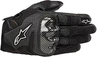 Rękawice motocyklowe - Alpinestars Stella Smx-1 Air V2 rękawice motocyklowe, czarne, L - miniaturka - grafika 1