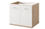 Szafki łazienkowe - Szafka łazienkowa pod umywalkę Szynaka Meble Sting 60 cm dąb artisan/biały TH-100-1820 - miniaturka - grafika 1