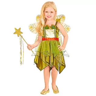 Sukienki i spódniczki dla dziewczynek - Widmann Widmann 09945 - kostium dziecięcy wróżka leśna, sukienka, skrzydła, elf, karnawał, impreza tematyczna, wielokolorowy, 116 09945 - grafika 1