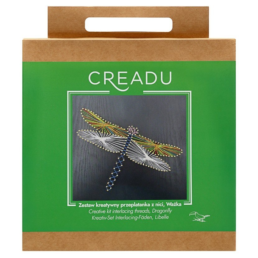 CREADU, Zestaw Kreatywny, Przeplatanka Z Nici, Ważka