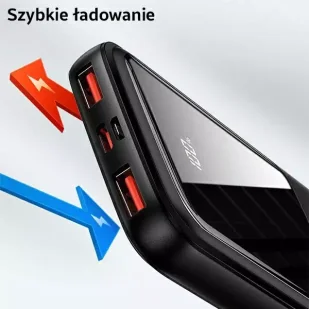 USAMS Powerbank PB58 10000mAh 22.5W QC3.0+PD Fast Charge czarny/black 10KCD16101 (US-CD161) - Powerbanki - miniaturka - grafika 5