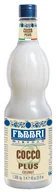 Śmietanki i dodatki do kawy - Syrop FABBRI Mixybar Cocco Plus Coconut 1l - orzech kokosowy - miniaturka - grafika 1