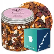 Herbata - Herbata owocowa CYTRUSOWA ŻURAWINA o smaku winogronowo żurawinowym PREMIUM - herbata liściasta sypana mieszanka napar susz - gotowa na prezent upomi.. - miniaturka - grafika 1