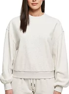 Bluzy damskie - Urban Classics Damska bluza oversize z okrągłym dekoltem, jasnoszara, rozmiar 5XL, jasnoszary, 5XL - miniaturka - grafika 1
