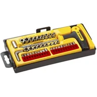 Akcesoria do elektronarzędzi - TOPEX grupa Końcówki wkrętakowe i nasadki z uchwytem 1/4 cala (zestaw 41 szt.) 39D369 39D369 - miniaturka - grafika 1