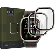 Akcesoria do smartwatchy - Hofi Szkło hartowane Glass Ring Apple Watch Ultra 1 /2 49 mm, tytanowy - miniaturka - grafika 1
