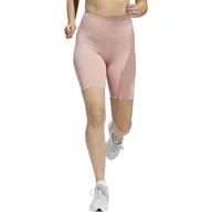 Spodenki damskie - Spodenki damskie Adidas Optime Bike dopasowane kolarki różowe-XS - miniaturka - grafika 1