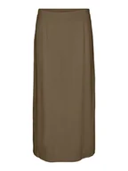 Spódnice - Vero Moda Spódnica w kolorze brązowym - miniaturka - grafika 1
