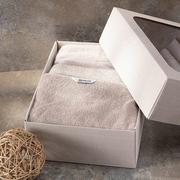 Ręczniki - Komplet 3 ręczników Cairo beige, 2 szt. 50 x 90 cm / 1 szt. 70 x 140 cm - miniaturka - grafika 1