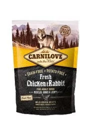 Carnilove Fresh Chicken&Rabbit Adult 1,5 kg - Sucha karma dla psów - miniaturka - grafika 1