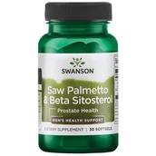 Suplementy diety - Swanson Saw Palmetto & Beta-Sitosterol 30vcaps - miniaturka - grafika 1