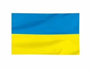 FLAGA UKRAINA POLIESTER NIEBIESKO-ŻÓŁTA 100x60cm - Gadżety dla kibiców - miniaturka - grafika 1