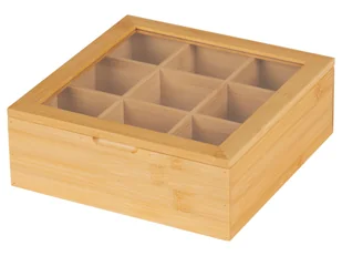 Wenko Bambusowy pojemnik na herbatę/kawę (Pojemnik na herbatę) - Pojemniki kuchenne - miniaturka - grafika 1