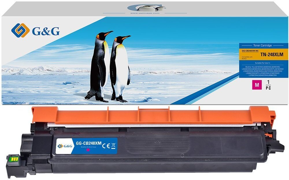 Toner G&G Toner kompatybilny mit Brother TN248XL M Magenta