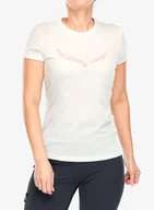 Koszulki i topy damskie - Koszulka damska Salewa Solid Dry S/S Tee - white - miniaturka - grafika 1
