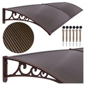 Daszki nad drzwi - GOCKOWIAK Daszek Dako Duo 100 x 200 cm Brązowy - miniaturka - grafika 1