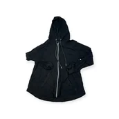 Bluzy damskie - Rozpinana bluza damska z kapturem Calvin Klein XL - miniaturka - grafika 1