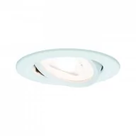 Oprawy, klosze i abażury - Paulmann Oprawa wbudowana Nova ruchoma LED 1x6,5W 2700K 230V GU10 51mm Biały Mat/Aluminium PL93430) PL93430 - miniaturka - grafika 1