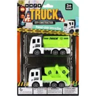 Samochody i pojazdy dla dzieci - Auto ciężarowe Śmieciarka 2szt MEGA CREATIVE 526108 - miniaturka - grafika 1
