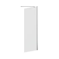 Ścianki i drzwi prysznicowe - Ścianka prysznicowa do drzwi uchylnych Remix 80 x 195 cm chrom Sensea - miniaturka - grafika 1