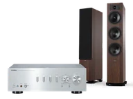 Zestawy stereo - Yamaha A-S701 (srebrny) + Tesi 6 (mokka) - miniaturka - grafika 1