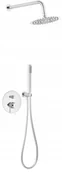 Zestawy prysznicowe - Zestaw prysznicowy Ferro BCK7P-SET1-S / CIRICULUS / BAT. NATRYSKOWA PODTYNKOWA 2F Z ZESTAWEM NATRYSKOWYM CHROM - miniaturka - grafika 1