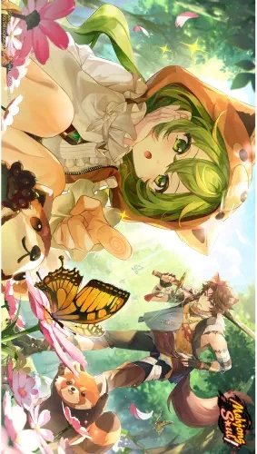 Plakat Anime Manga Majsoul MAJS_008 A2 (custom)