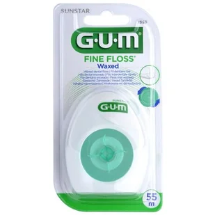 GUM Sunstar Butler GUM Nić woskowana cienka 55m 1555 - Nici dentystyczne - miniaturka - grafika 1