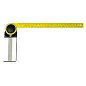 Suwmiarki i mikrometry - Profix Kątomierz nastawny z podziałką l 350 PROFIX - miniaturka - grafika 1