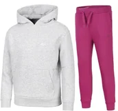 Dresy męskie - 4F OCIEPLANY DZIEWCZÄCY DRES KOMPLET BLUZA SPODNIE / rozm 158 - miniaturka - grafika 1