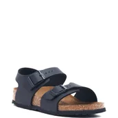 Buty dla dziewczynek - Birkenstock Sandały New York | z dodatkiem skóry | narrow fit - miniaturka - grafika 1