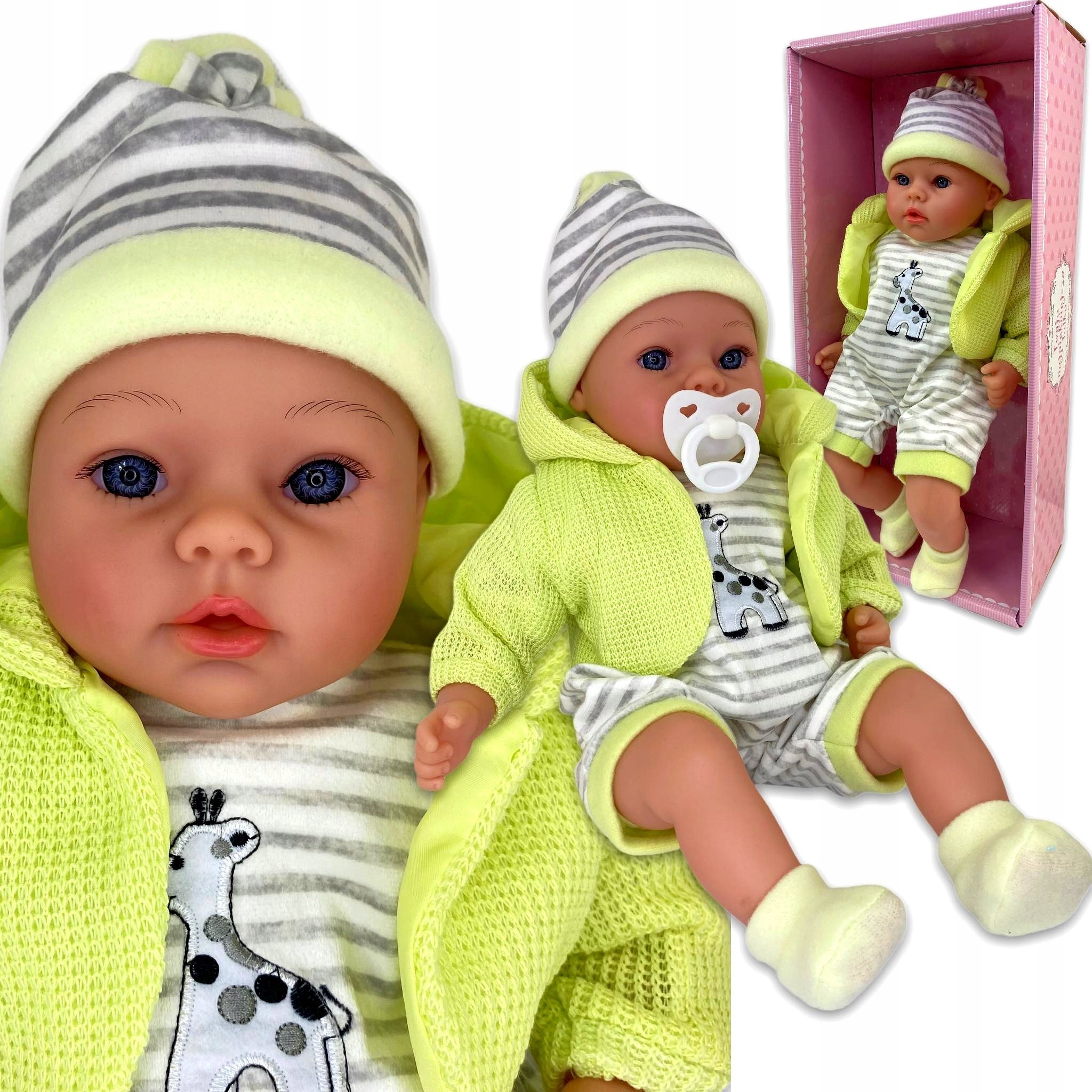 Lalka Bobas Jak Żywa Chłopiec Interaktywna Mówi I Śpiewa Akcesoria