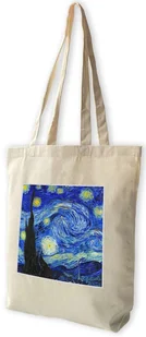 Torba z naszywką Gwiaździsta Noc Vincent Van Gogh - Torby i wózki na zakupy - miniaturka - grafika 1