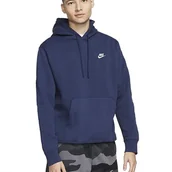 Bluzy męskie - Bluza Nike NSW Club Fleece BV2654-410 - granatowa - miniaturka - grafika 1