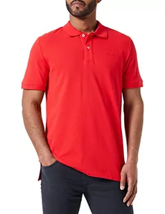 Geox Męska koszulka polo M (True RED), S, czerwony (True Red), S - Koszulki męskie - miniaturka - grafika 1