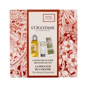 Zestawy kosmetyków damskich - L'Occitane Almond (Amande) Discovery Gift Set Zestaw olejek pod prysznic Almond Shower Oil 75 ml + krem do ciała Almond Milk Concentrate 20 ml + krem do rąk Almond Delicious Hands 30 ml - miniaturka - grafika 1