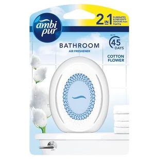 Ambi Pur Bathroom 2in1 Cotton Flower nieelektryczn - Odświeżacze powietrza - miniaturka - grafika 1