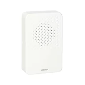 Dzwonki i gongi - Orno Dzwonek przewodowy elektroniczny jednotonowy LARK MAXI AC, 230V, biały - miniaturka - grafika 1