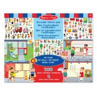 Zabawki interaktywne dla dzieci - MelissaandDoug Naklejki Wielorazowe Miasto 200szt - miniaturka - grafika 1