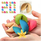 Pieczywo chrupkie - Ciasteczka z Wróżbą Podziękowania dla Gości ŚLUB URODZINY Kolorowe MIX 20 - miniaturka - grafika 1