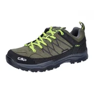 Buty dla chłopców - CMP Dziecięce buty Rigel Low Trekking WP, buty unisex dla dzieci i młodzieży, Olive Yellow Fluo, 40 EU - miniaturka - grafika 1