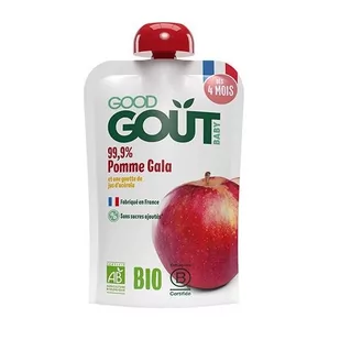 Good Gout GOOD GOUT Mus owocowy bez glutenu Jabłko Gala 120 g - Desery dla dzieci - miniaturka - grafika 1