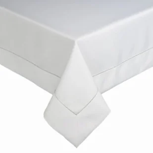 Eurofirany Obrus Madele Ozdobny Biały 145x300 1211059 - Obrusy i serwetki - miniaturka - grafika 1