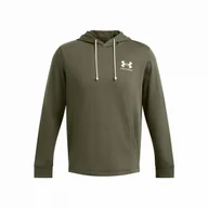 Bluzy sportowe męskie - Męska bluza Under Armour Rival Terry LC HD Rozmiar: L / Kolor: ciemnozielony - miniaturka - grafika 1