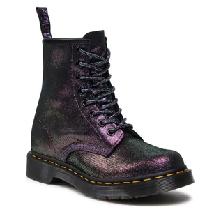 Botki damskie - Dr. Martens Botki 1460 26958519 Purple/Gold - grafika 1