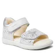 Sandały damskie - Geox Sandały B S.Alul G. A B251YA 007NF C0007 S White/Silver - miniaturka - grafika 1
