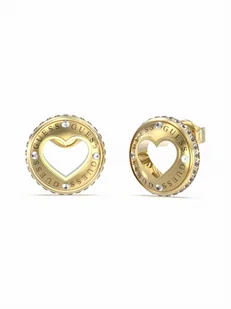 Kolczyki Guess Rooling Hearts JUBE03341JWYGT/U - Kolczyki - miniaturka - grafika 1