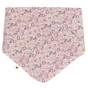 BIBS LIBERTY BANDANA BIB ELIOISE BLUSH bandanka śliniak z kieszonką na smoczek 100% organic cotton - Śliniaki i fartuszki - miniaturka - grafika 1
